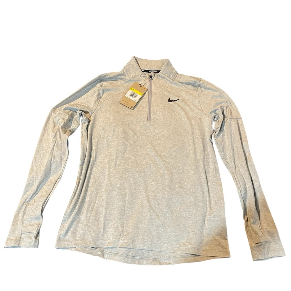Nike Women's Gray 1/4 Zip Pull-over